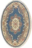 Imperial Area Rug - 3'x5' oval, Blue
