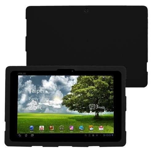 Skque Black Silcone Skin Case Of Asus Eee Pad Transformer TF101