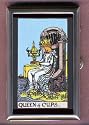 CUPS XIII TAROT CARD, COIN GUITAR PICK PILL BOX