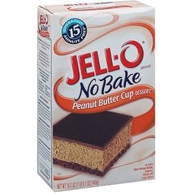 Jell-O No Bake Peanut Butter Cup Dessert Mix, 16.1 (Pack of 6)