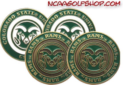 Colorado State Rams Golf Ball Markers