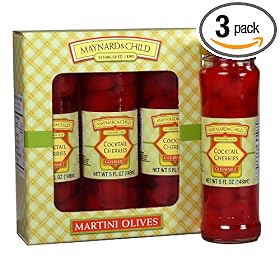 Maynard&Child Gift Pack of Maraschino Cherries for a Dry Manhattan