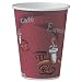 SOLO Cup Company Products - SOLO Cup Company - Bistro Design Hot Drink Cups, Paper, 12 oz., 300/Carton - Sold As 1 Carton - High-performance single-poly cup. - Upscale, coffee-themed appearance. - Ideal for food services.