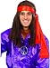 Spielwaren : Hippieset Hippie Flower Power 70er Jahre Kostüm Brille
