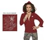 San Francisco 49ers Women's Full Zip Ruffled Hoody - by Alyssa Milano