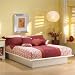 Full South Shore Newbury Modern Platform Bed Frame Only in White Finish Full South Shore Newbury Modern Platform Bed Frame Only in White Finish
