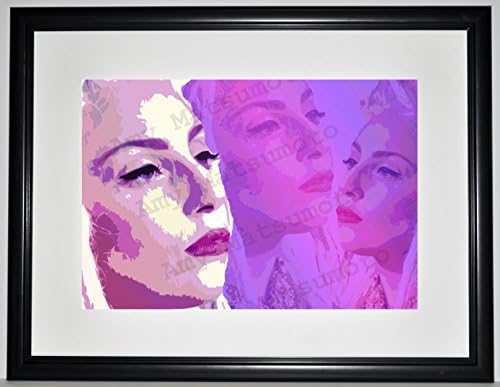 Lady Gaga 19x25 Custom Framed Limited Edition Print by Amy Matsumoto