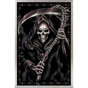 Gothique Poster et Cadre (Alu) - La Grande Faucheuse (91 x 61cm)