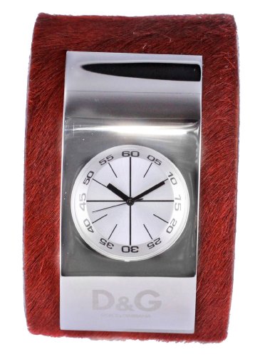D&G Damen-Armbanduhr Analog Braun Leder Edelstahl 3719240064 Preisvergleich