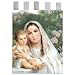 Church Banner - Madonna and Child - Cotton Canvas with Archival Inks and UV Coating - Border Rings for Rod Hanging. Print Size 24"x36"