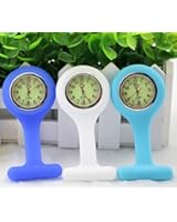 BestGrew&reg; Set of 3 High Quality Unisex Nurses Lapel Watch Silicone (Infection Control)