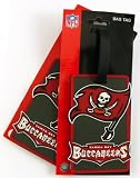 Tampa Bay Buccaneers Two Pack Soft Laser Bag Tag