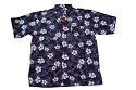 Hawaiian Dagacci Lei Graphics Print Short Sleeve Button Down T Shirt - (4 Different Colors)