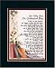 "For My Son on Graduation Day" Touching 8x10 Poem, Double-matted in Dark Green Over Burgundy and Enhanced with Watercolor Graphics. A Graduation Gift.
