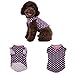 Quality Fashion Pet Puppy Dog Clothes pet dog puppy T shirt -purple dot