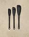 Epicurean Silicone Series Utensils, Medium Spatula, Slate with Black