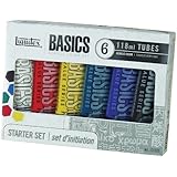Liquitex BASICS Acrylic Paint Tube 4 oz, 6-Piece Set