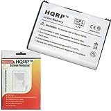 HQRP Battery for Garmin Nuvi 800 / 850 / 860 / 860T / 880 / 010-10987-03 GPS Replacement plus HQRP Universal Screen Protector