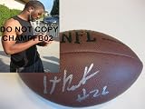 STANFORD ROUTT,KANSAS CITY CHIEFS,KC CHIEFS,OAKLAND RAIDERS,HOUSTON,SIGNED,AUTOGRAPHED,NFL FOOTBALL WITH PROOF + COA
