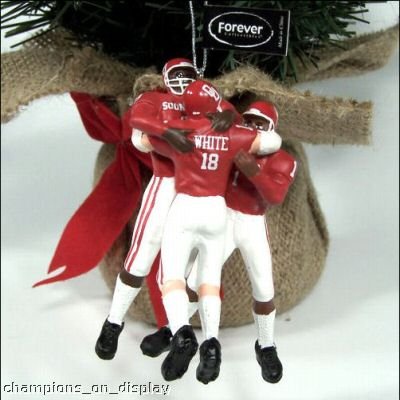 Buy OKLAHOMA SOONERS TEAM CHRISTMAS ORNAMENT JASON WHITE by Team Beans