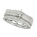  : 14K WHITE GOLD 1/4 CT. DIAMOND SEMI MOUNT ENGAGEMENT RING