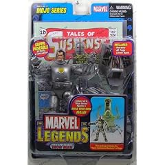 Marvel Legends 2006 - Serie 14 - MOJO SERIES - First Appearance - IRON MAN - silber - mit 32 Seiten Comic + ein Teil vom 16" MOJO - OVP