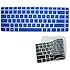 3-Pack Translucent Ultra Thin Soft Silicone Gel Keyboard Protector Skin Cover for 15.6-Inch HP 2000 Laptop PC, such as HP 2000-350US, 2000-299WM, 2000-416dx, 2000-2a20nr, 2000-2a22NR, 2000-2b30dx, 2000-2d10NR, 2000-2b19WM, 2000-2b80DX, 2000-2b49WM, 2000-2c29WM, 2000-2d20NR, 2000-2d64NR, 2000-2d09wm with CaseBuy Retail Packaging (Black + Clear + Blue)