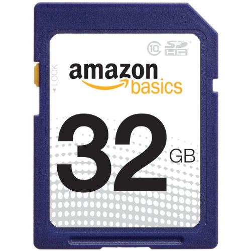 AmazonBasics SDHC Class 10 32GB Secure Digital Card