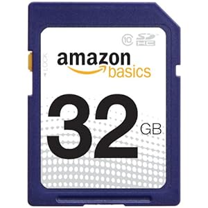 AmazonBasics SDHC Class 10 32 GB Secure Digital Card
