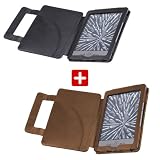 DURAGADGET 2 in 1 - Schutzh�llen im Buch Stil - ma�gefertigt - f�r den Amazon Kindle eReader (Schwarz / Braun)von "DURAGADGET"