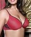 Apparel : Lily of France Amazing Curves Embroidered Plunge Underwire Bra