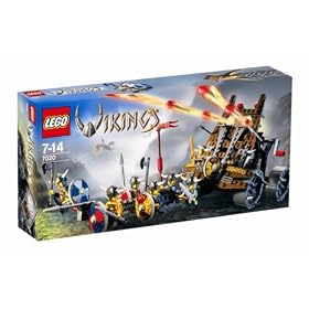 LEGO VIKINGS Army of Vikings with Heavy Artillery Wagon (7020)