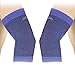 uxcell Sports Wear Stretchy Protective Sleeve Elbow Support Brace 2 Pcs Blue Black