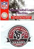 2002 Houston Texans Inaugural Season Patch - Official NFL Licensed
