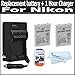 2 Pack Of Nikon EN-EL12 ENEL12 Replacement Batteries 1100MAH Each + Rapid Charger For NIKON Coolpix S800c, S6200 S8200 AW100 S1200pj S8100 S8000 S6000 S6100 S9100 S1000pj S1100pj P300 S610 S620 P310 S9300 S6300 S9200 P330 Digital Camera + More
