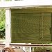 60"W Window Treatment Roll-Up Blind with Valance in Willow Matchstick Bamboo