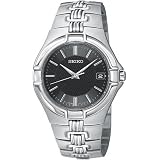 Seiko Mens Dress Silver-Tone Watch #SGEC67 by Seiko