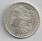 1887 Morgan Silver Dollar