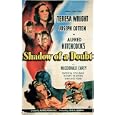 Pack of 4 Stickers Movie Poster-Shadow Of A Doubt 1943