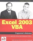 Excel 2003 VBA Programmers Reference (Programmer to Programmer)