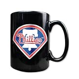 Philadelphia Phillies 15oz Black Ceramic Mug