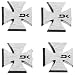 DAKINE Snowboard Accessoir Anti Rutsch Pad Cross Studs, schwarz (black)
