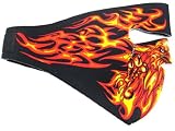 Neoprene Flaming Eagle Motorcycle Face Mask Facemask