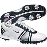 Nike 2010 Ladies Air Dormie Golf II Shoes, White/Classic Charcoal, 10 M