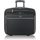 Solo 16" Laptop Rolling Case, Overnighter section and Removable Sleeve Black, CLA902-4