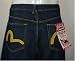 Evisu Painted Yellow Gull Jeans Size 42 Image