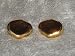 Vintage Liz Claiborne Gold Tone Clip-On Earrings