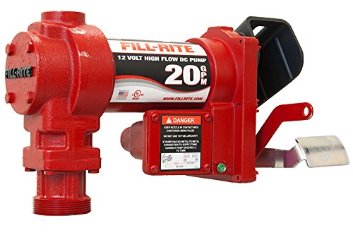 Fill-Rite-FR4210G-Fuel-Transfer-Pump-Telescoping-Suction-Pipe-12-Delivery-Hose-Manual-Release-Nozzle-12-Volt-20-GPM