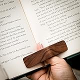 PagePal Page Holder - Personal Book Assistant - American Walnut (Regular)