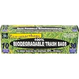 Eco-smartbags Biodegradable Trash Bags, 30 Gallon, 10-Count Boxes (Pack of 6)